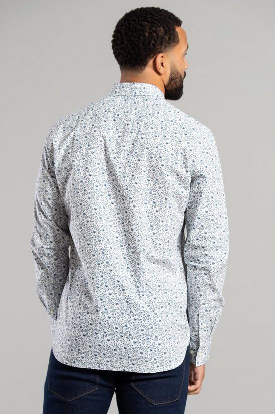 French Connection Cotton Long Sleeve Floral Shirt 2