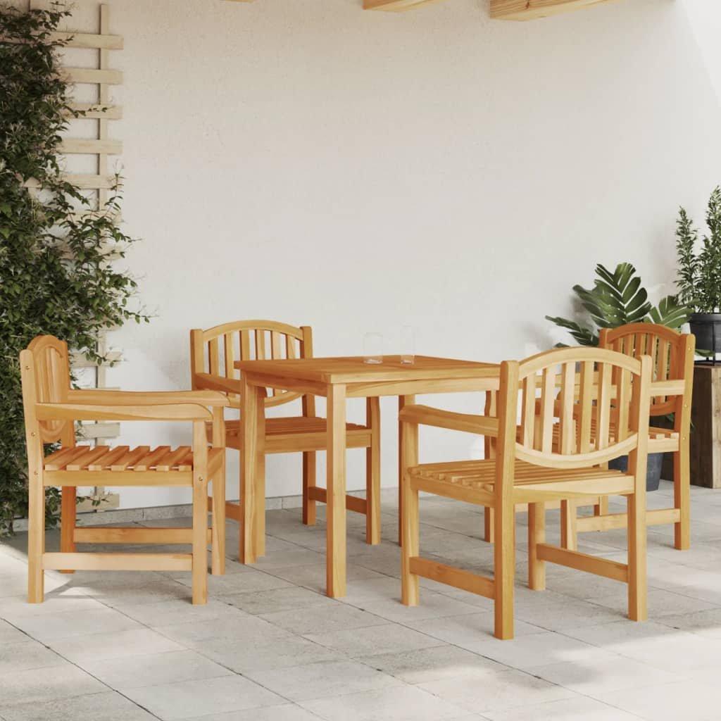 Garden Chairs 4 pcs 58x59x88 cm Solid Wood Teak