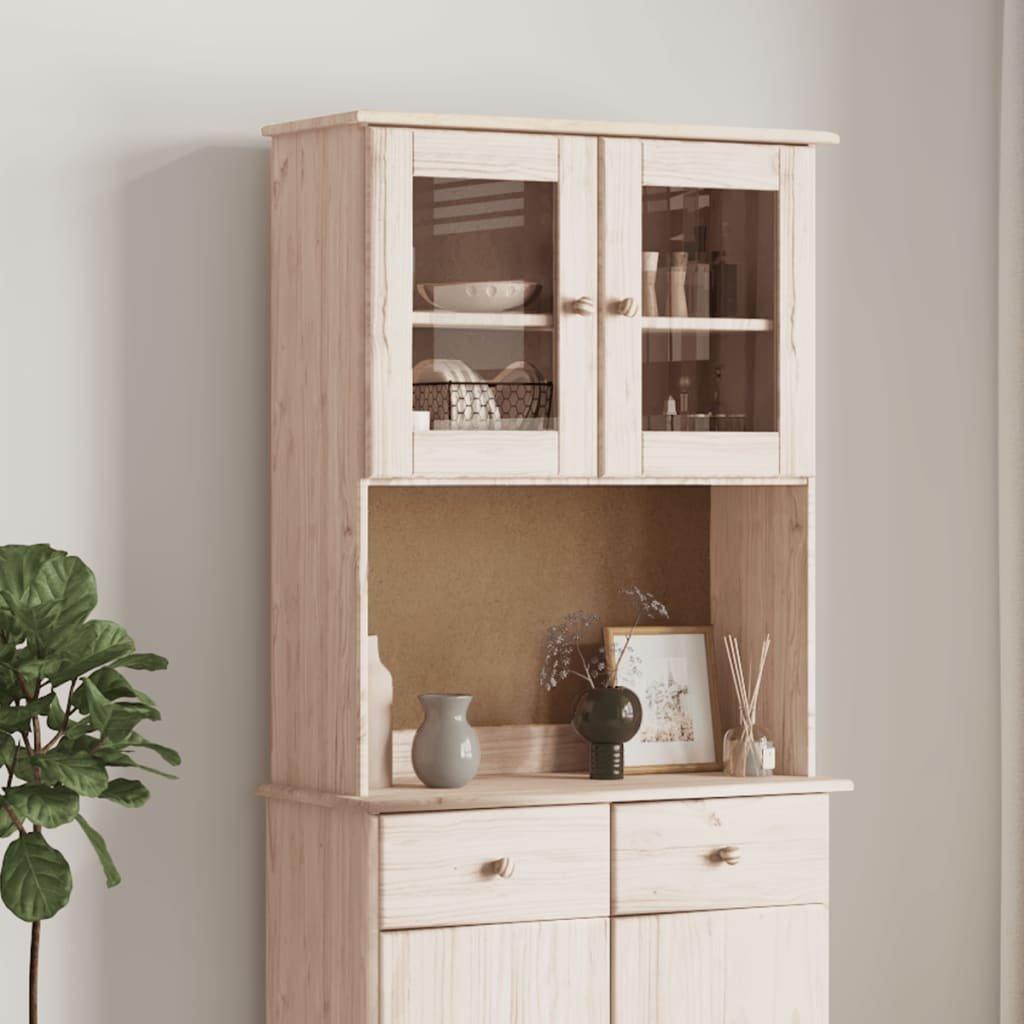 Dresser Top ALTA 77x30x92 cm Solid Wood Pine