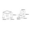 Liberty House Toys Plastic Table and Chair Set thumbnail 6