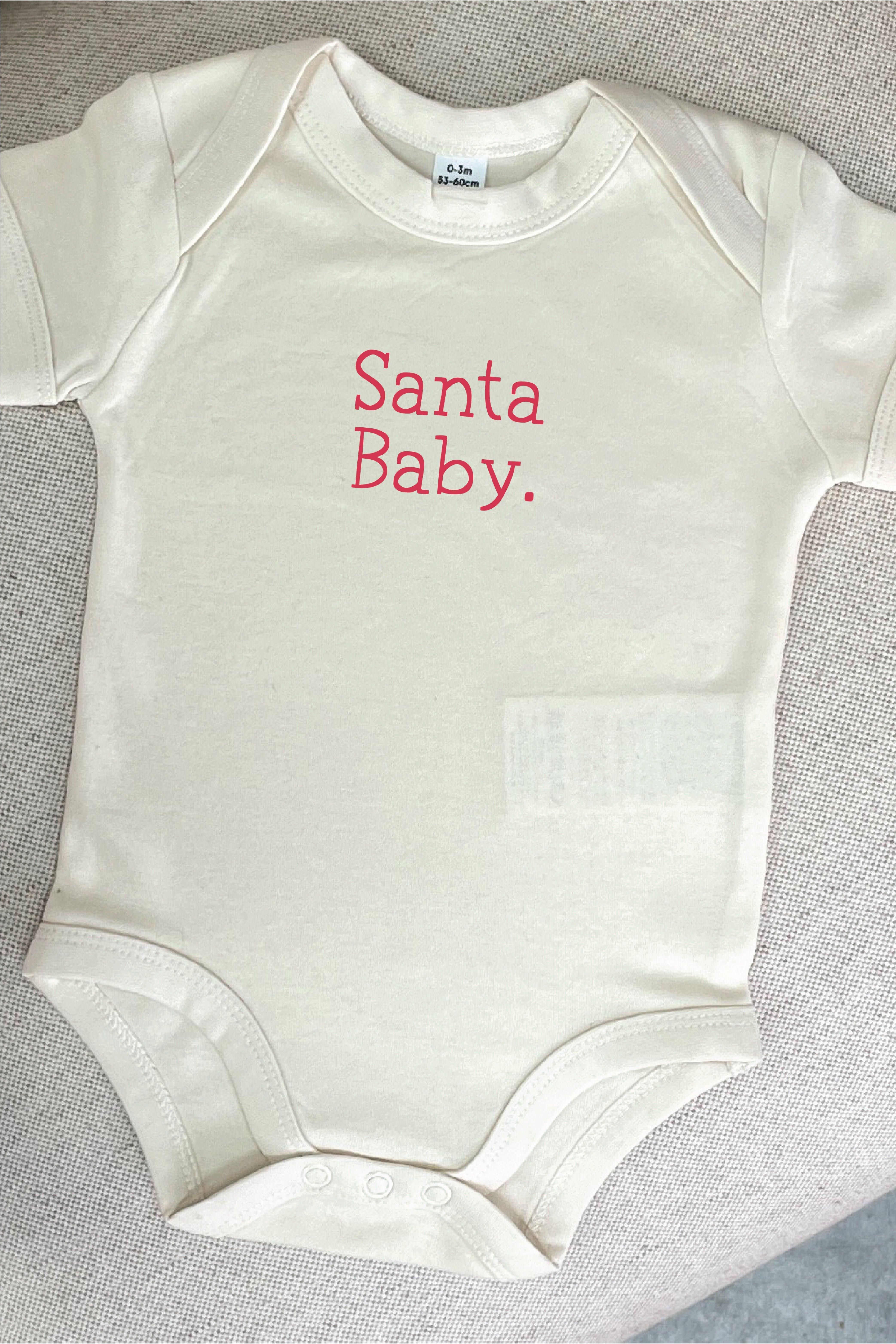 Santa Baby Baby Vest