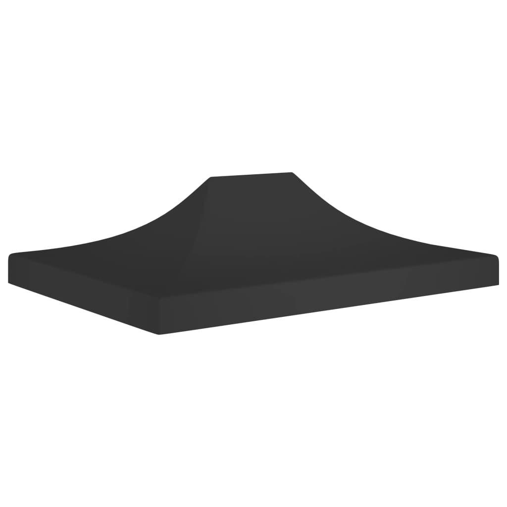 Party Tent Roof 4x3 m Black 270 g/mA2