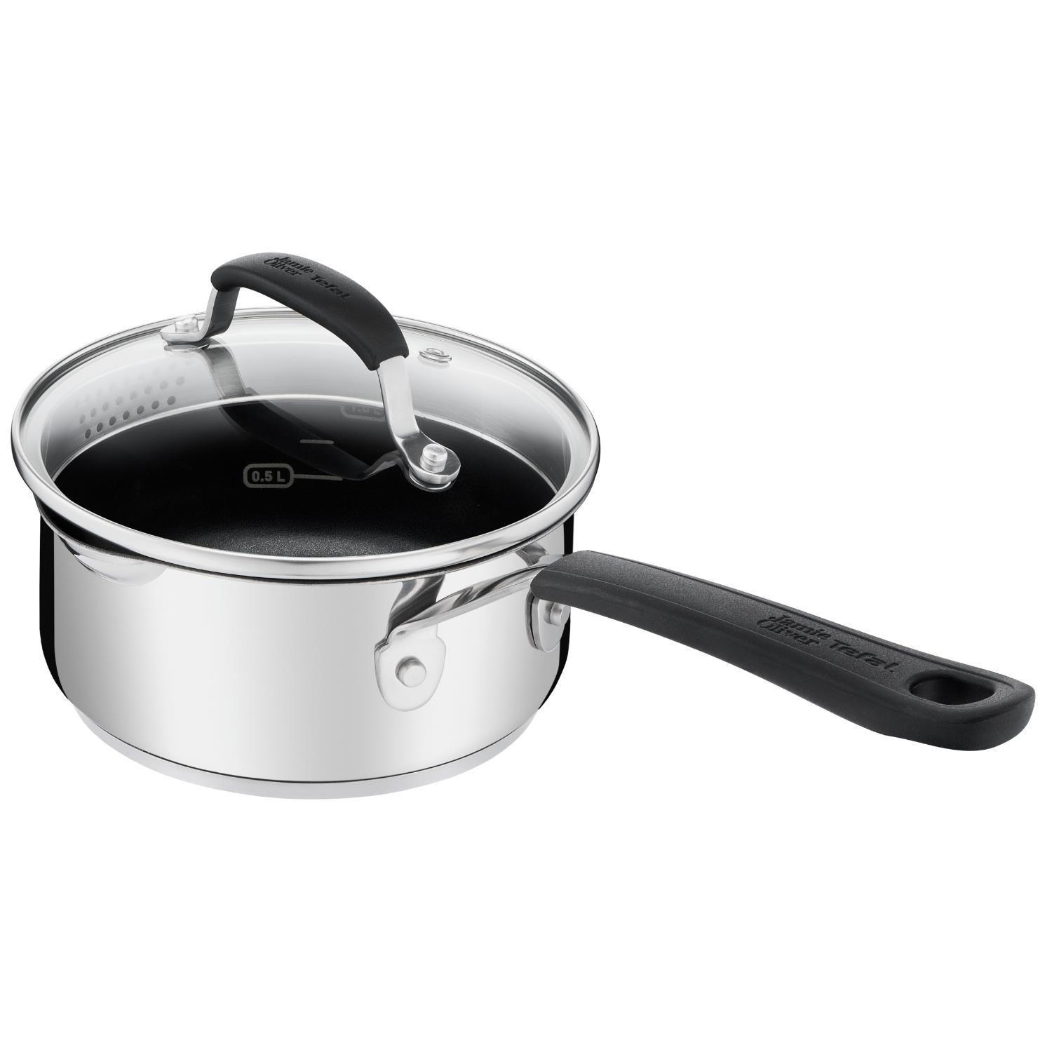 Jamie Oliver Quick and Easy Stainless Steel 20cm Saucepan