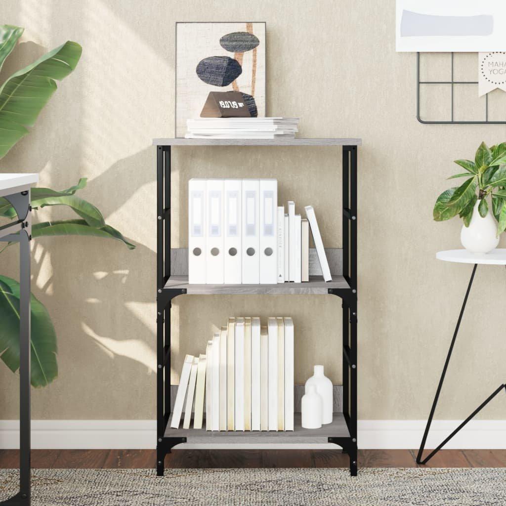 Bookshelf Grey Sonoma 50x33x82 cm Engineered Wood