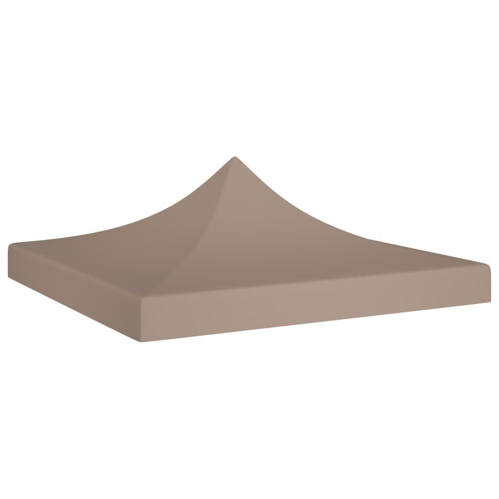 Party Tent Roof 3x3 m Taupe 270 g/mA2
