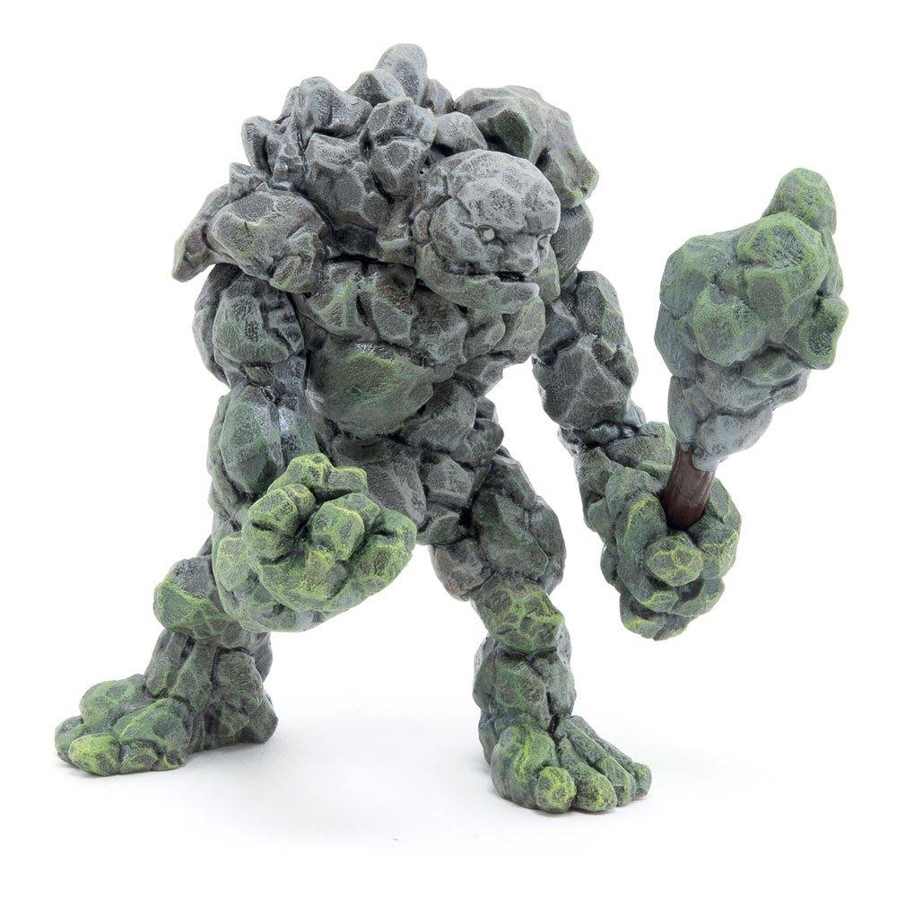 Fantasy World Stone Golem Toy Figure, Three Years and Above, Grey/Green (36027)