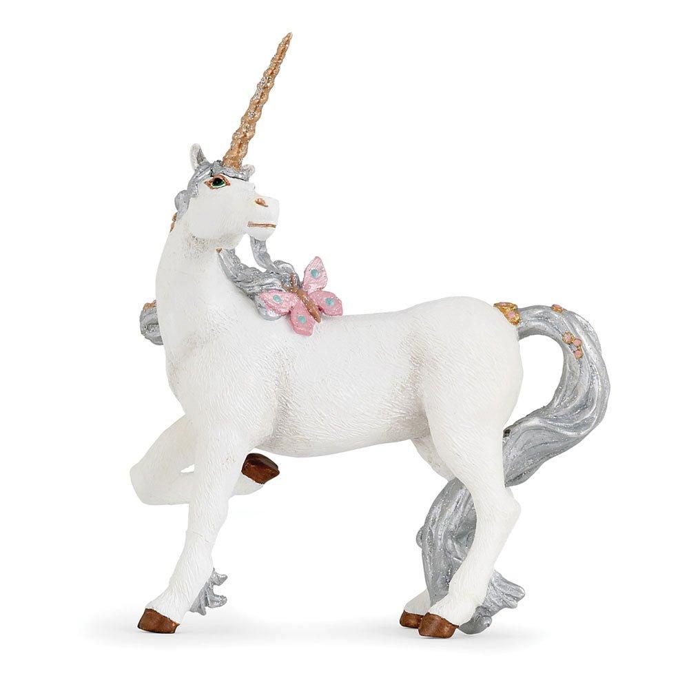 The Enchanted World Silver Unicorn Toy Figure, Three Years or Above, White/Silver (39038)