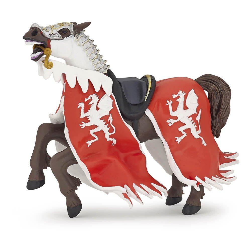 Fantasy World Red Dragon King Horse Toy Figure (39388)