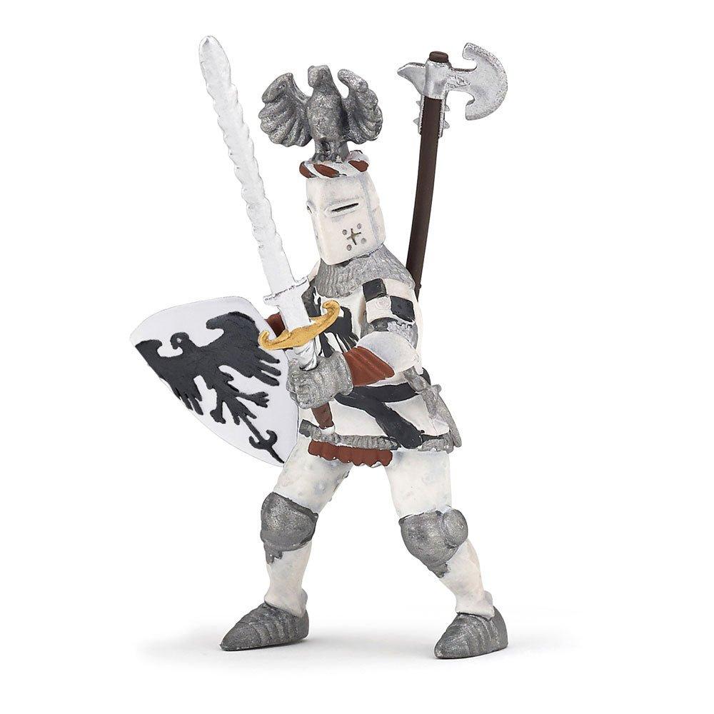 Fantasy World White Crested Knight Toy Figure, Three Years or Above, Multi-colour (39785)