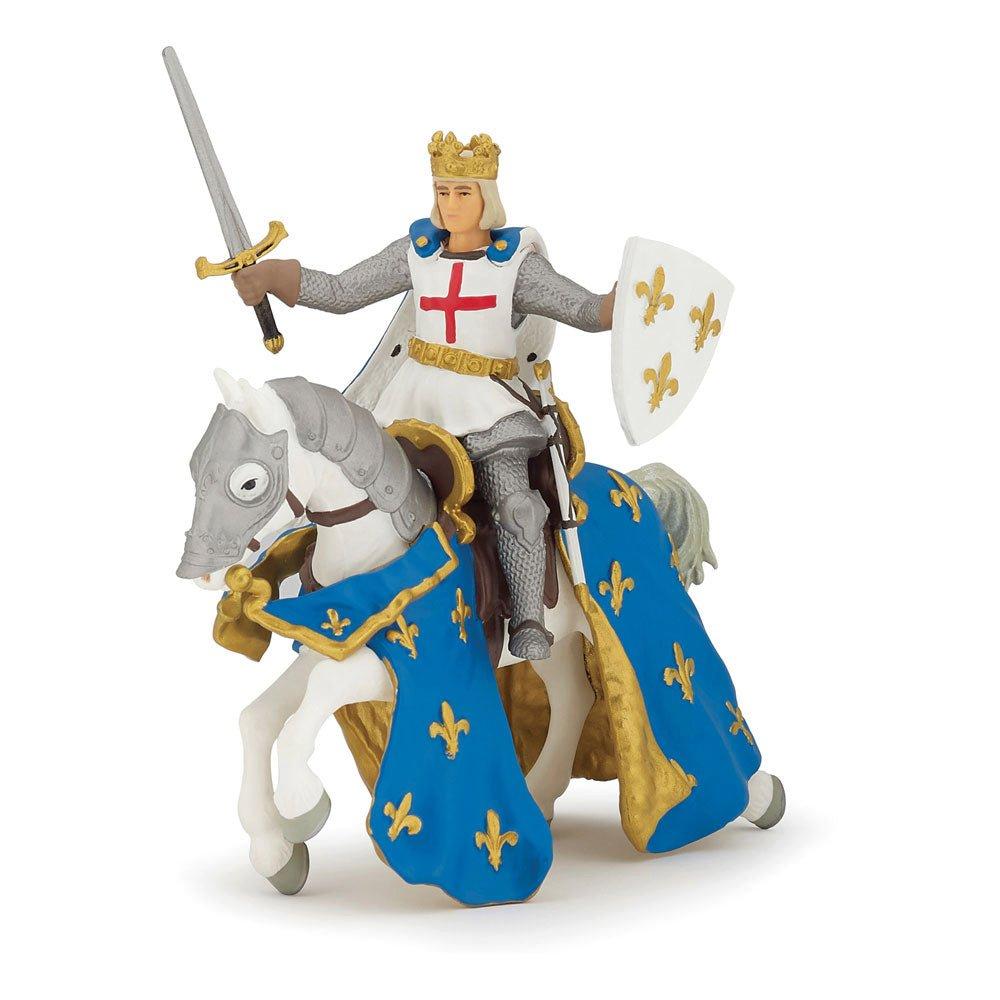 Fantasy World Saint Louis and His Horse Toy Figure, Three Years or Above, Multi-colour (39841)