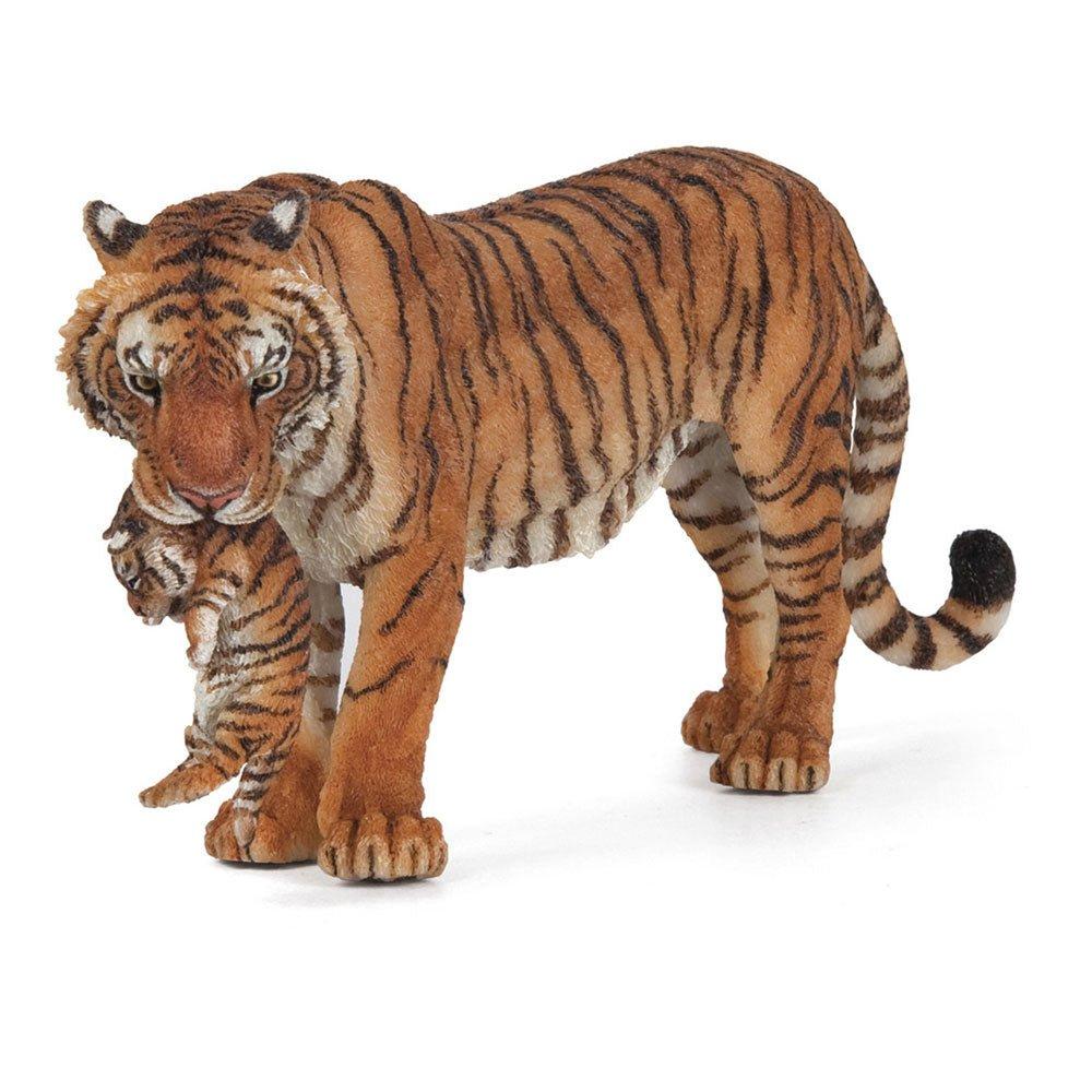 Wild Animal Kingdom Tigress with Cub Toy Figure, Three Years or Above, Multi-colour (50118)