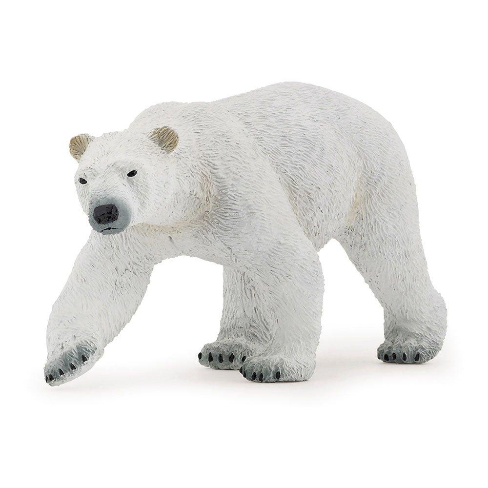 Wild Animal Kingdom Polar Bear Toy Figure, Three Years or Above, White (50142)