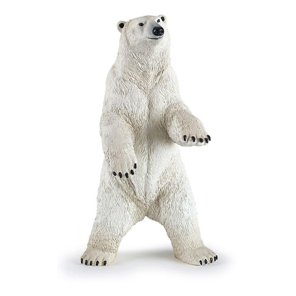 Wild Animal Kingdom Standing Polar Bear Toy Figure, Three Years or Above, White (50172)