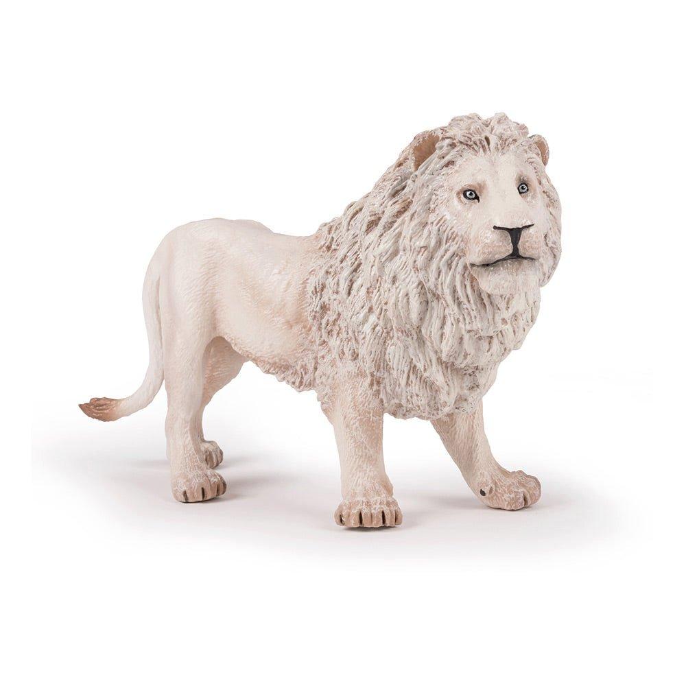 Large Figurines Large White Lion Toy Figure (50185)