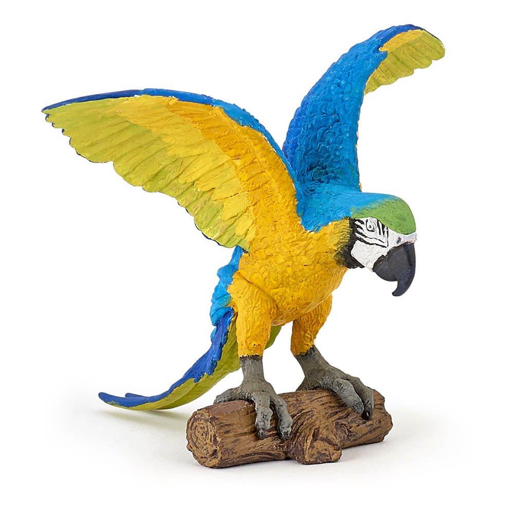 Wild Animal Kingdom Blue Ara Parrot Toy Figure, Three Years or Above, Multi-colour (50235)