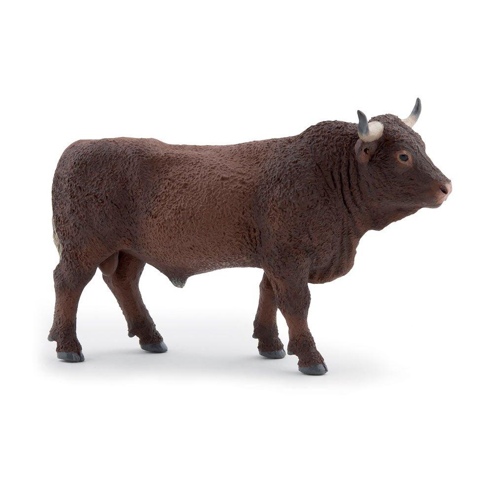 Farmyard Friends Salers Bull Toy Figure, Three Years and Above, Brown (51186)