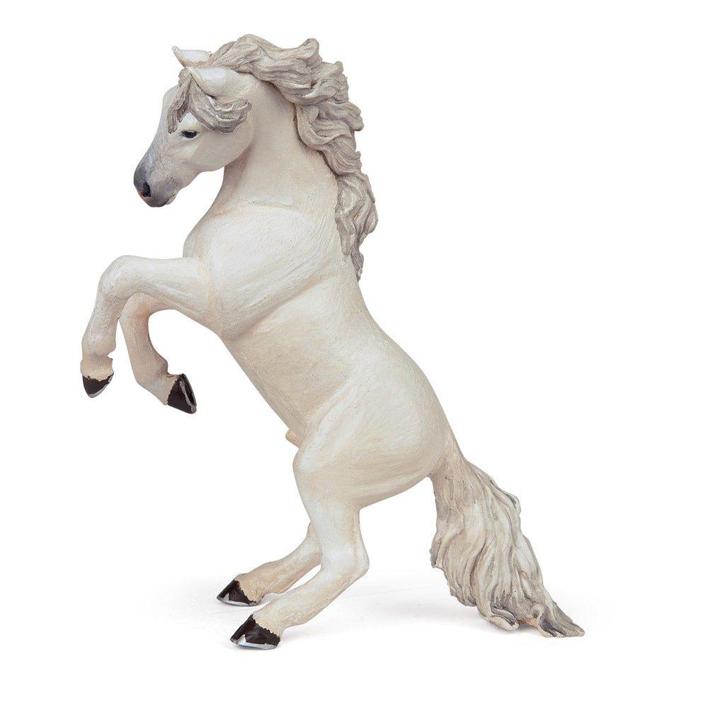 Horses and Ponies White Reared up Horse Toy Figure (51521)