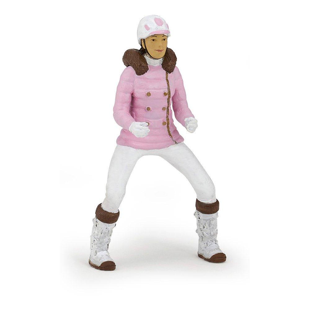 Horse and Ponies Winter Riding Girl Toy Figure, Three Years or Above, Multi-colour (52011)