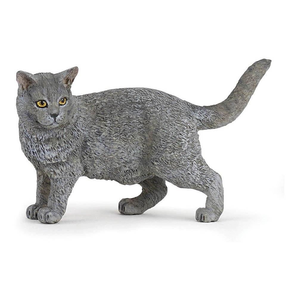 Dog and Cat Companions Chartreux Toy Figure, Three Years or Above, Grey (54040)