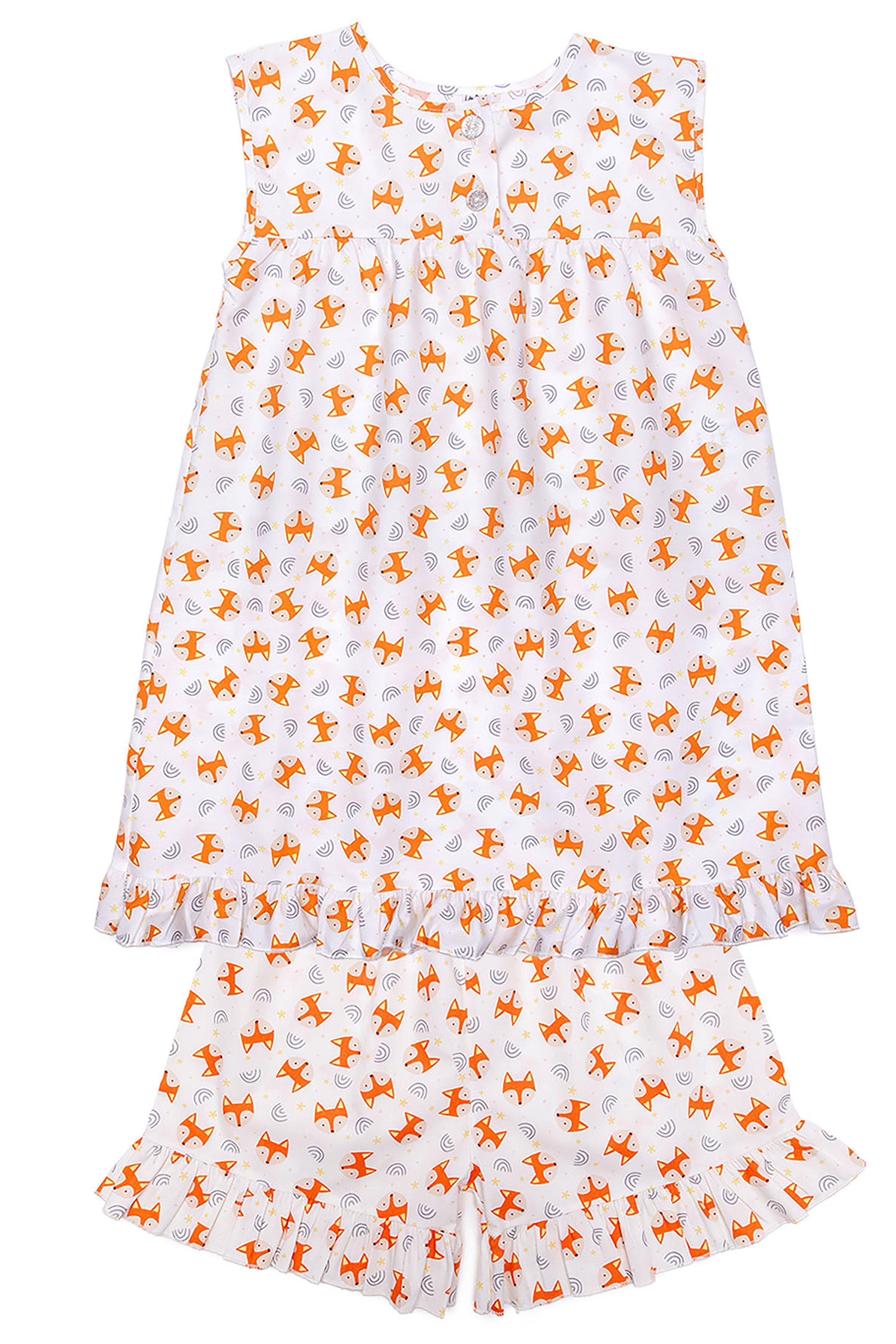 Cute Fox Cotton Short Pyjama Set