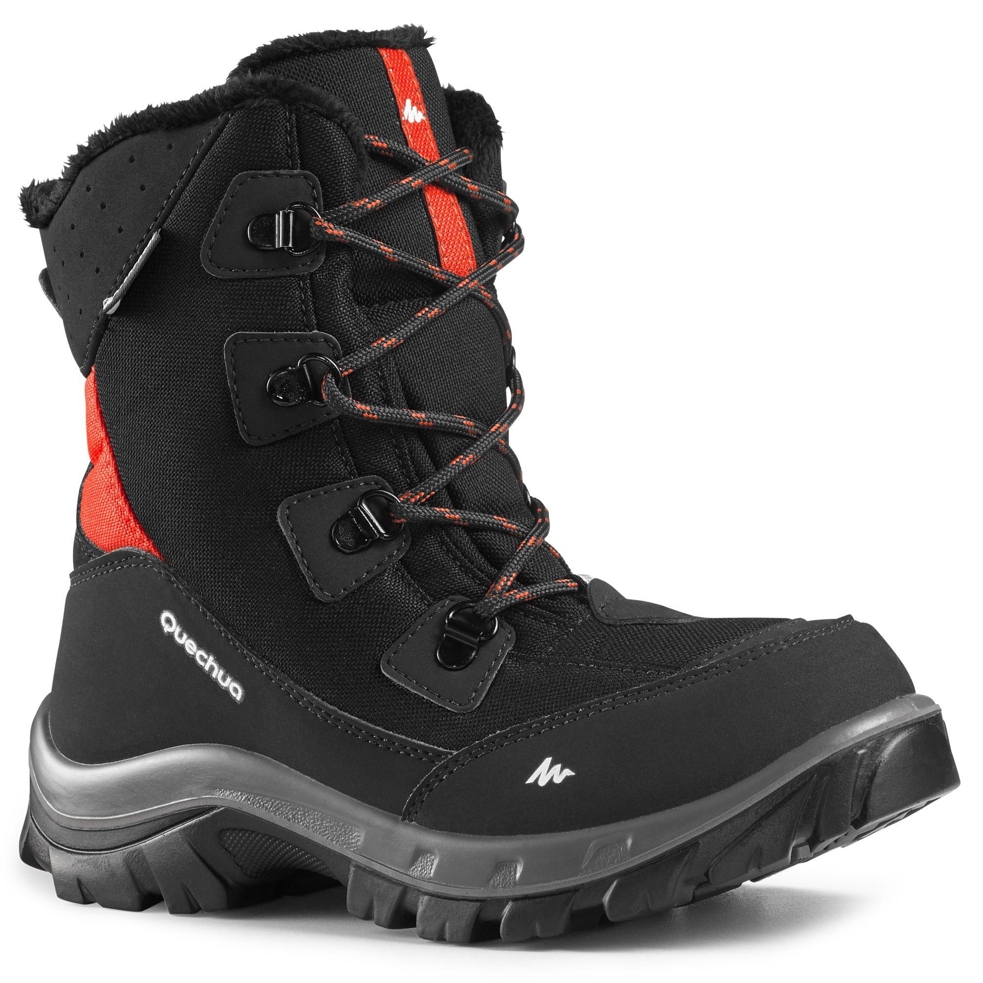 Decathlon Warm Waterproof Hiking Boots Warm High Laces