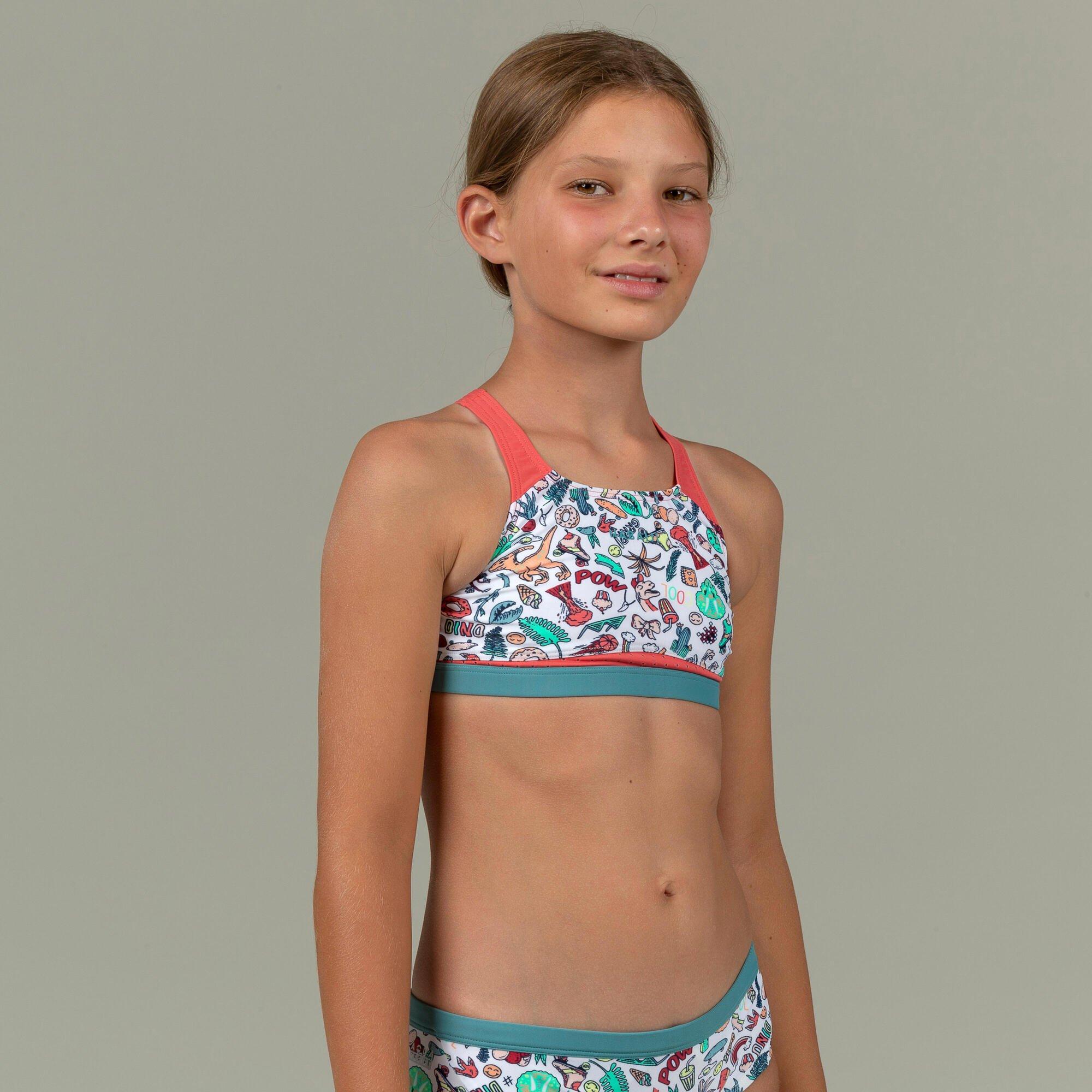 Decathlon Girl'S Swimming Bikini Top Kamyleon Spor
