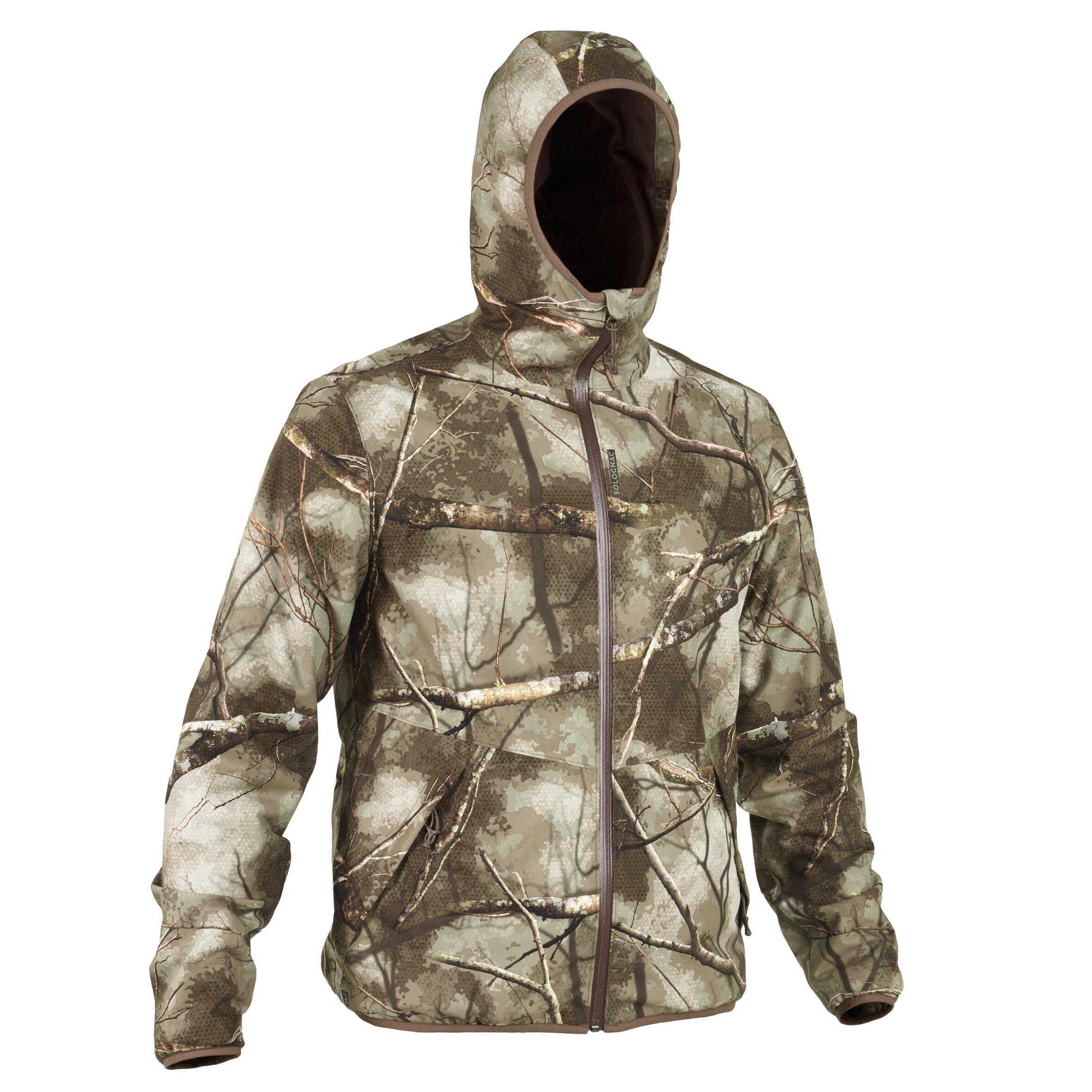 Decathlon Silent Waterproof Hunting Jacket Treemetic 500 Camouflage