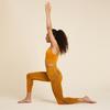 Kimjaly Decathlon Seamless 7/8 Dynamic Yoga Leggings - Mottled Ochre thumbnail 2