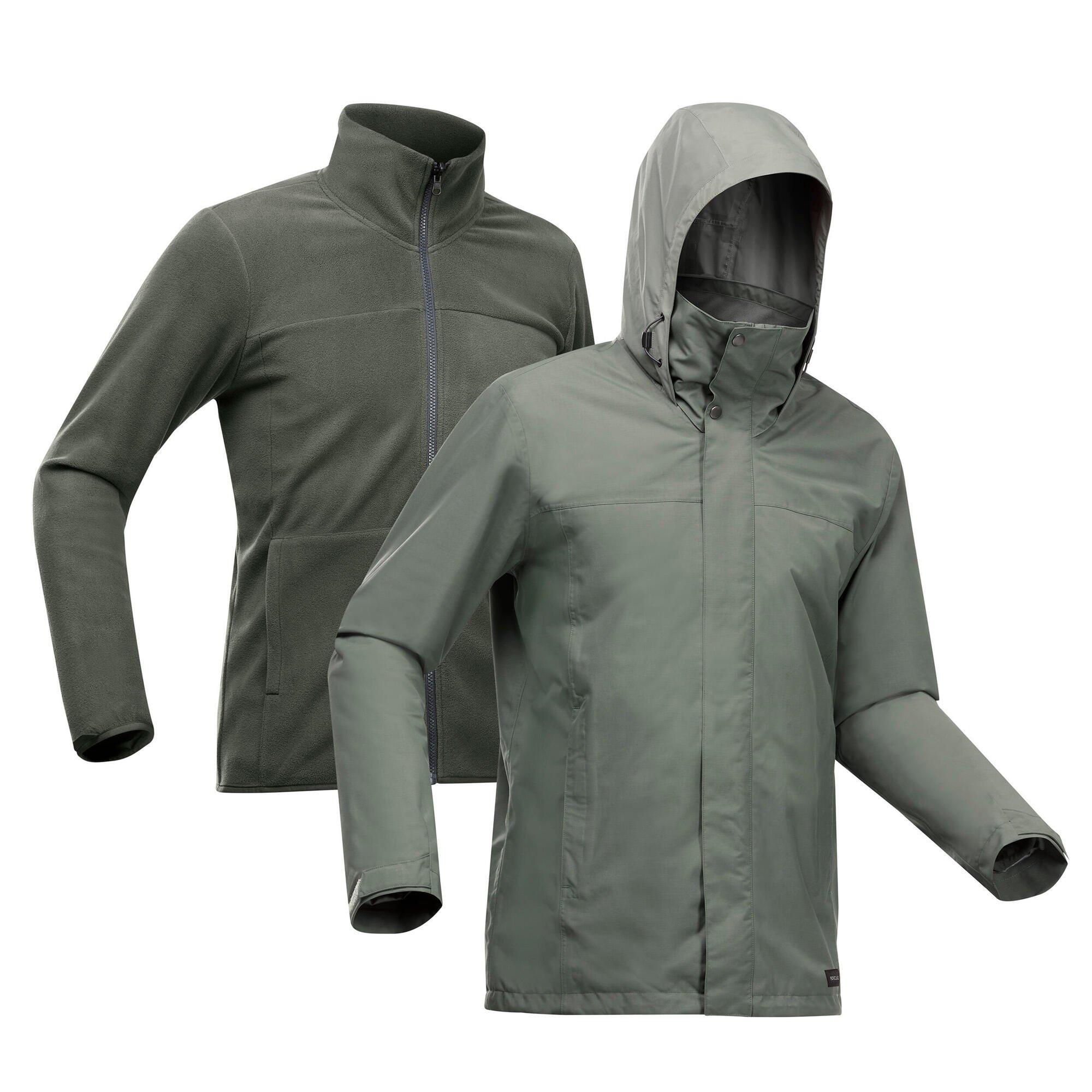 Jackets & Coats | Decathlon 3-In-1 Waterproof Travel Trekking Jacket ...