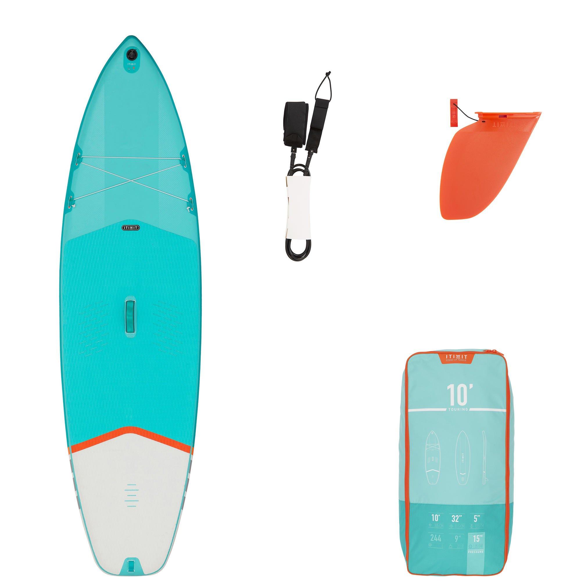 Decathlon X100 10Ft Touring Inflatable Sd-Up Paddleboard