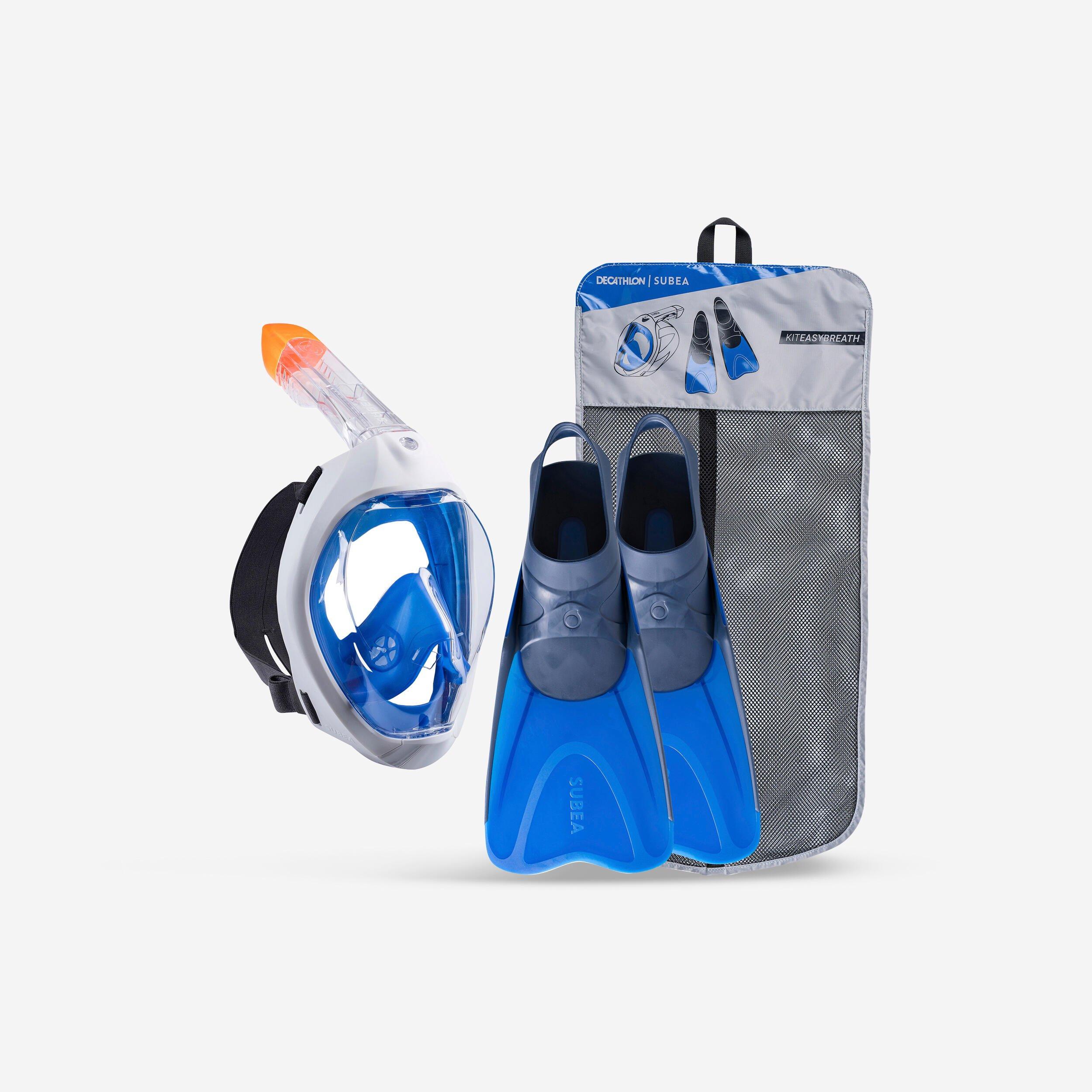 Snorkelling Kit Easybreath 500 Mask Fins