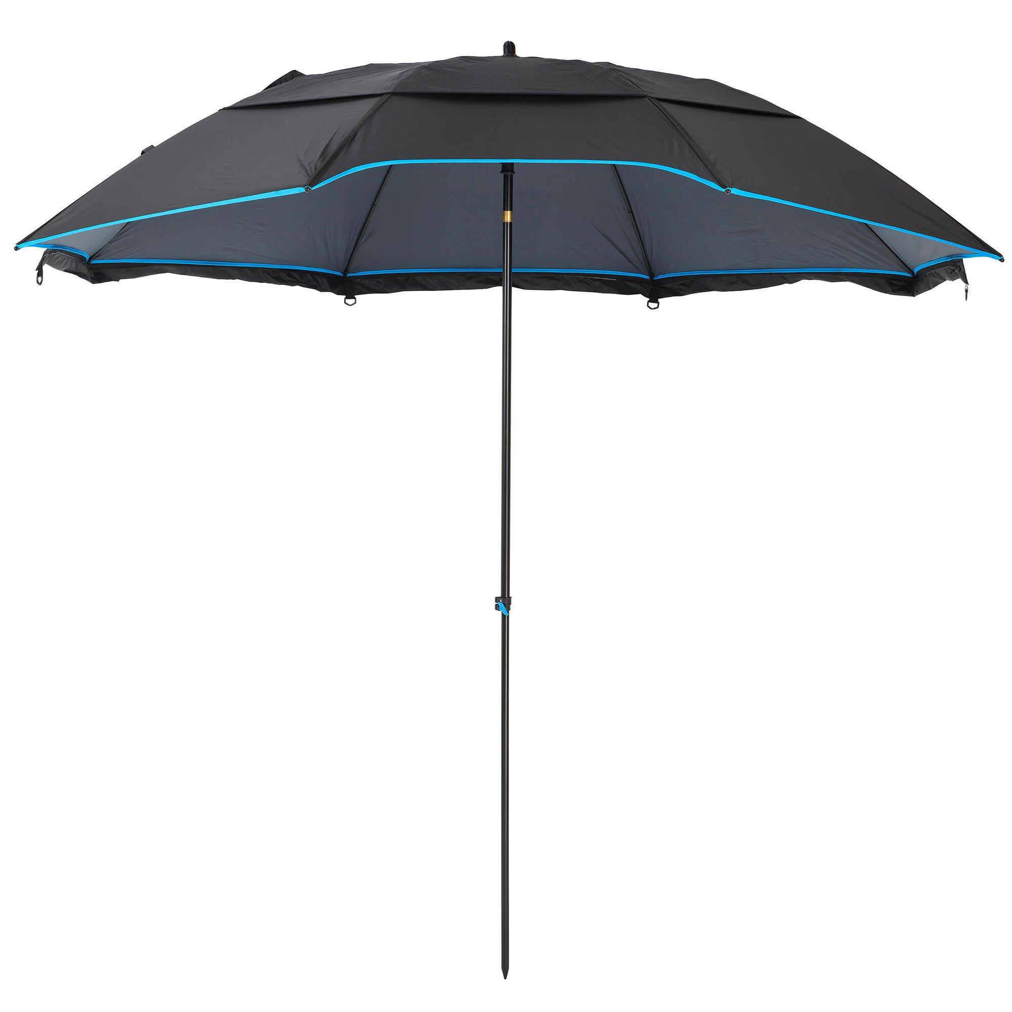 Decathlon Fishing Umbrella/Parasol U500 Xl 2.3 M Diameter