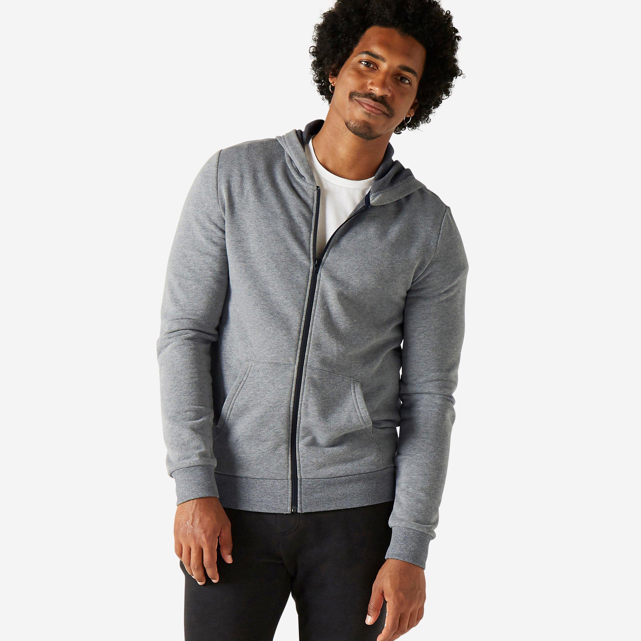 Hoodies & Sweatshirts | Decathlon Zip-Up Fitness Hoodie 100 | Domyos