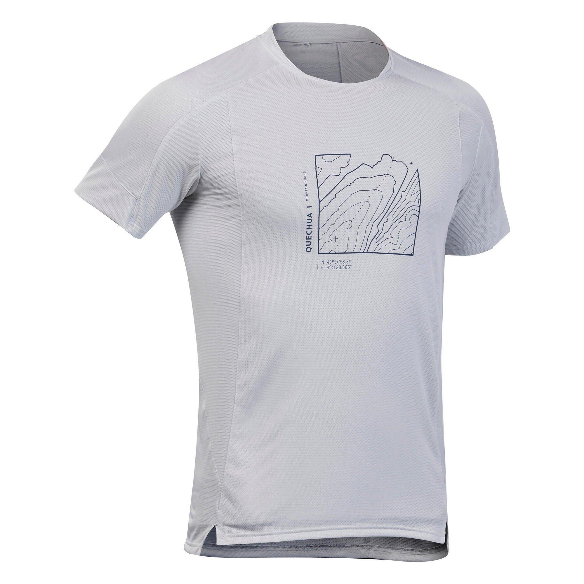 Decathlon Hiking Synthetic Short-Sleeved T-Shirt Mh500