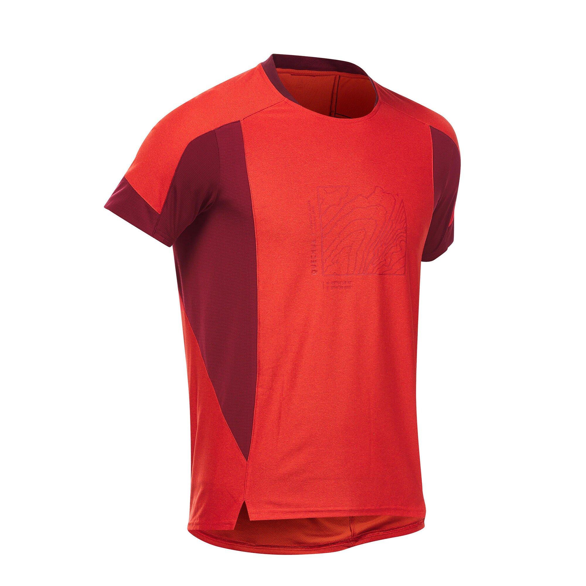 Decathlon Hiking Synthetic Short-Sleeved T-Shirt Mh500
