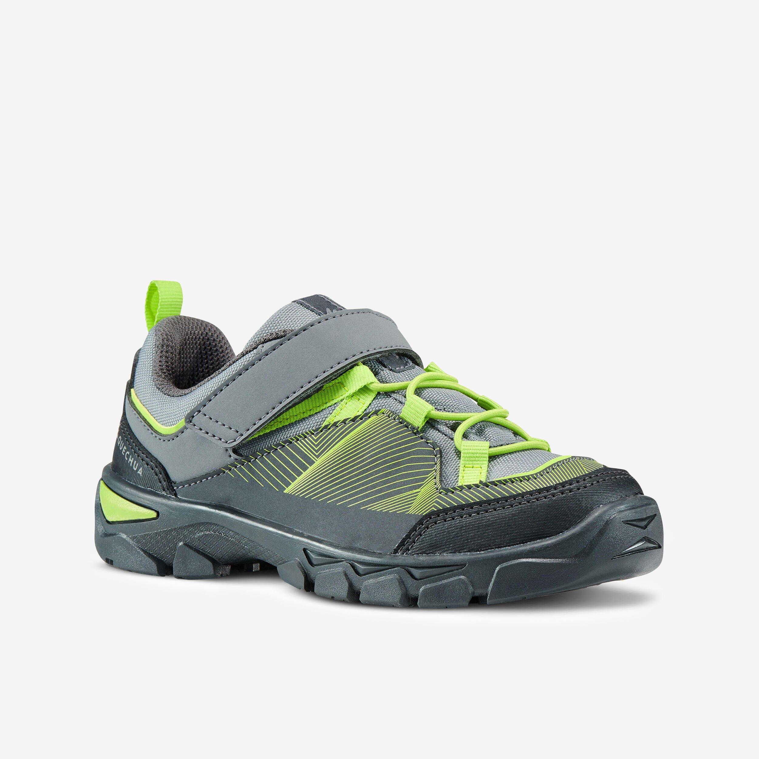 Decathlon Kids’ Velcro Hiking Shoes Mh120 Low 28 To 34