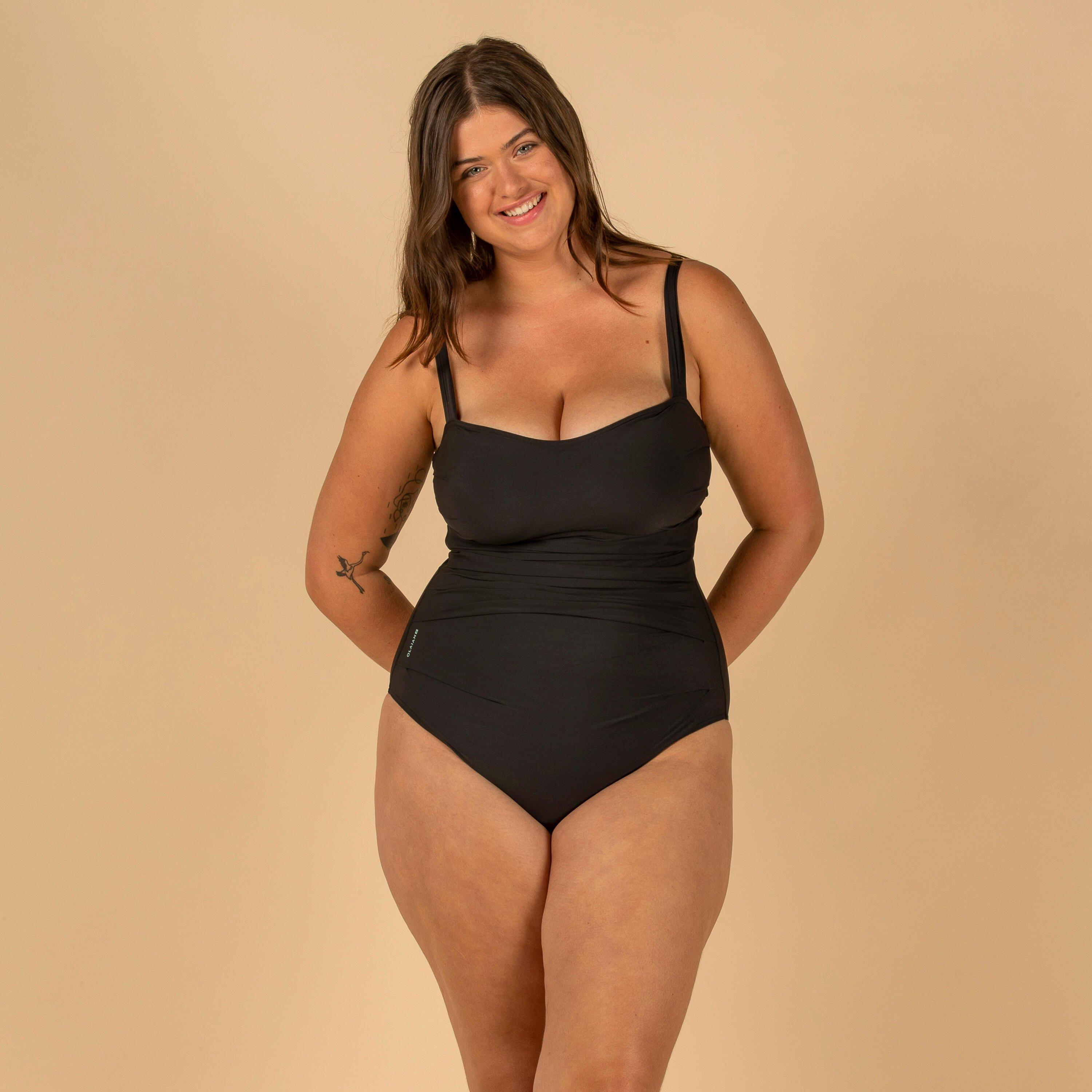 Decathlon Dora One-Piece Body-Sculpting Swimsuit With Flat Stomach Effect