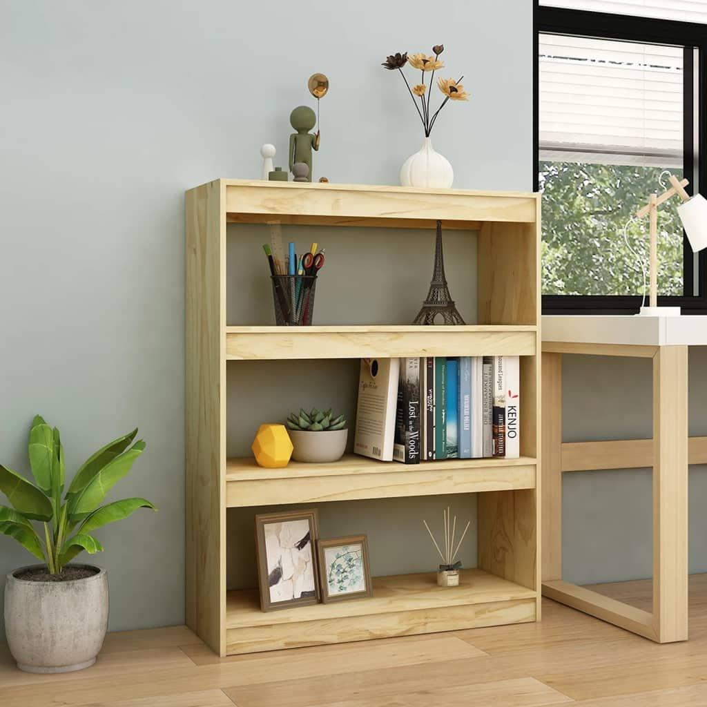 Book Cabinet/Room Divider 100x30x103 cm Solid Pinewood