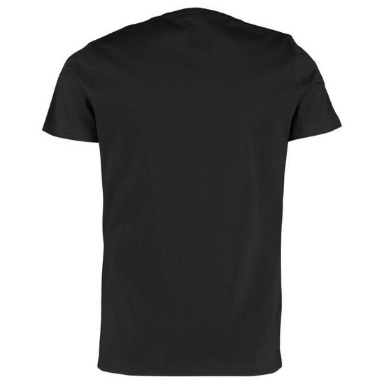 Balmain Paris White Branded Logo Black T-Shirt 2