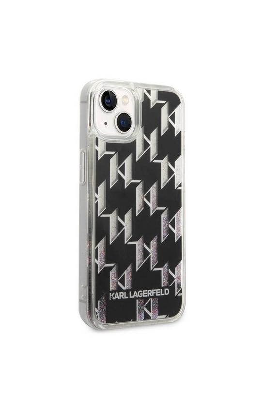 Karl Lagerfeld Monogram Liquid Glitter Phone Case 4