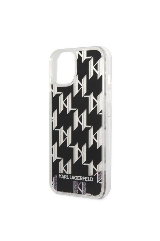 Karl Lagerfeld Monogram Liquid Glitter Phone Case 6