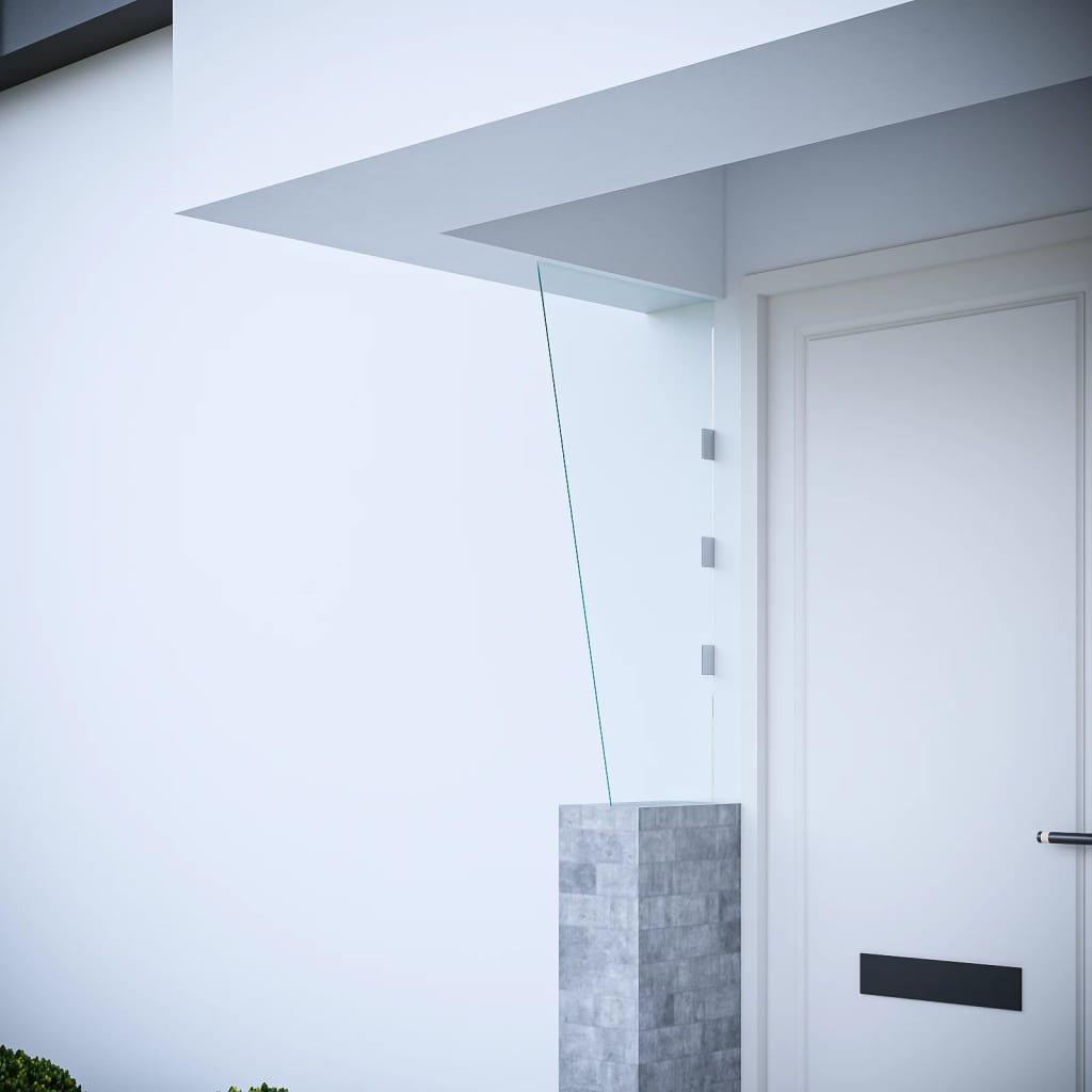 Side Panel for Door Canopy Transparent 50x100 cm Tempered Glass