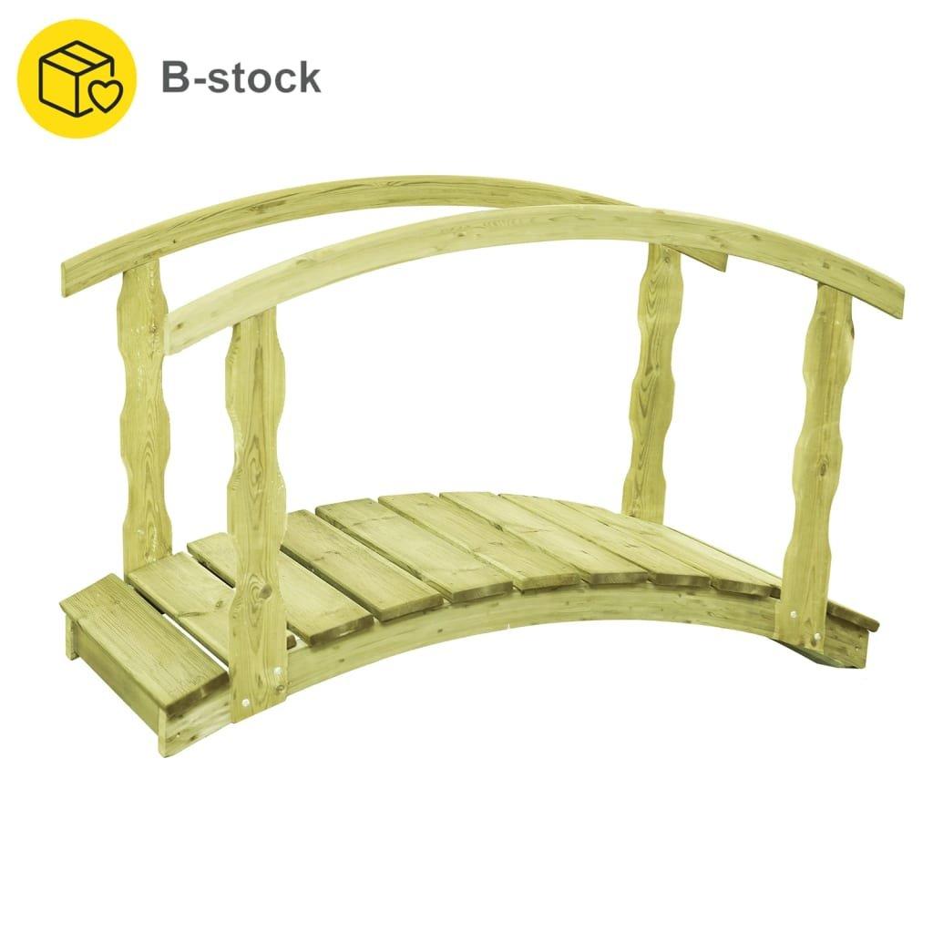 B-Stock Garden Bridge 170x74x105 cm Impregnated Solid Wood Pine