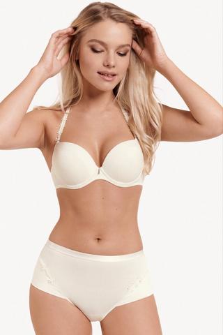 Camille Super Boost Padded Push Up White Underwire Bra