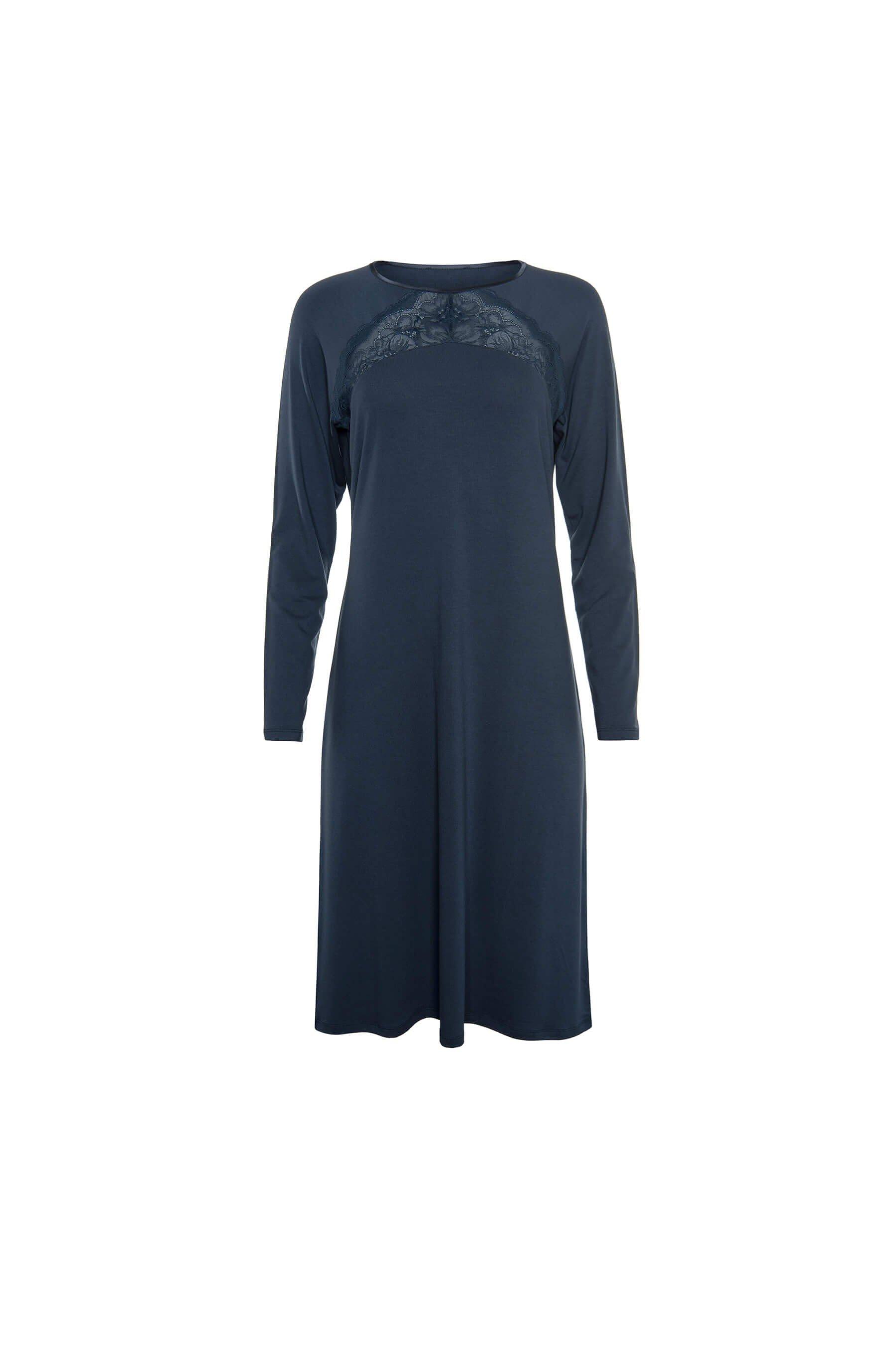 'Evelyn' Long Sleeve Modal Nightdress