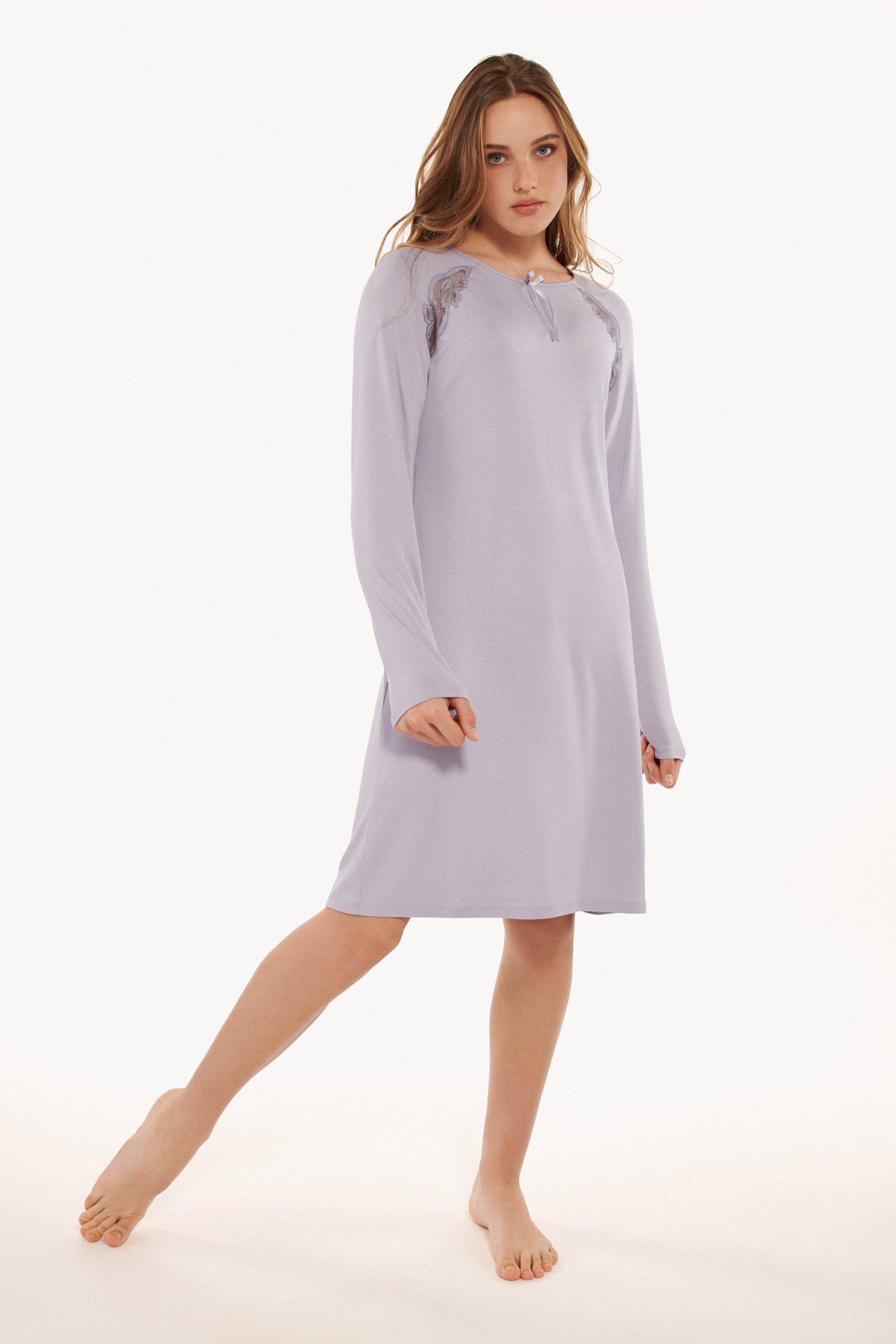 'Ivette' Long Sleeve Nightdress