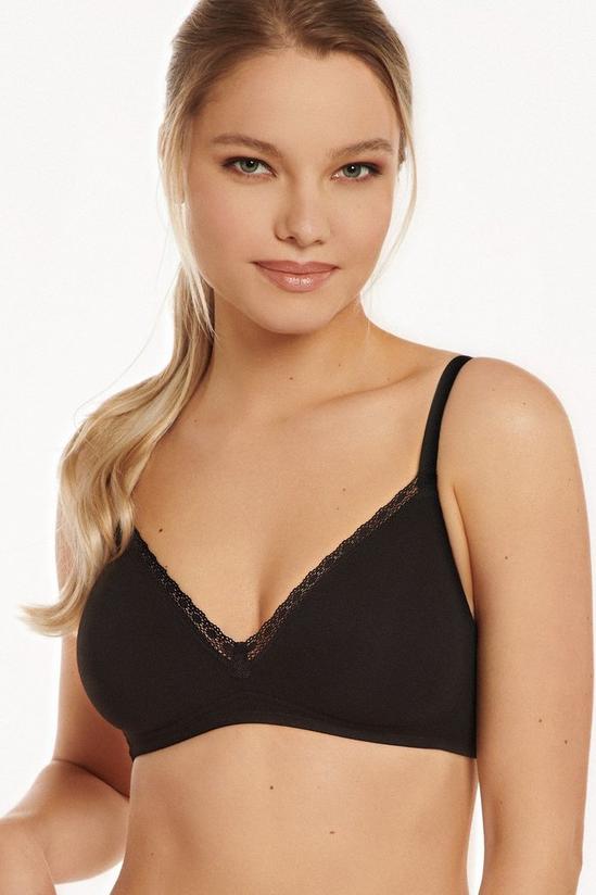 Lisca 'Ines' Cotton Non-Wired Non-Padded Bra 1