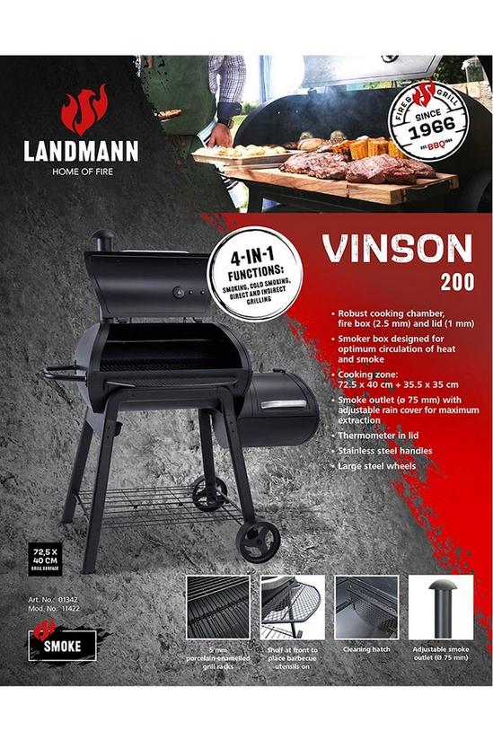 Landmann Vinson 200 Smoker Barbecue - Black 4