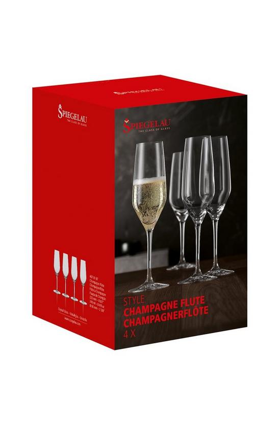Spiegelau Style Set of 4 Champagne Glasses 4
