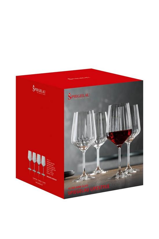 Spiegelau Lifestyle Set of 4 Red Wine Glasses 5